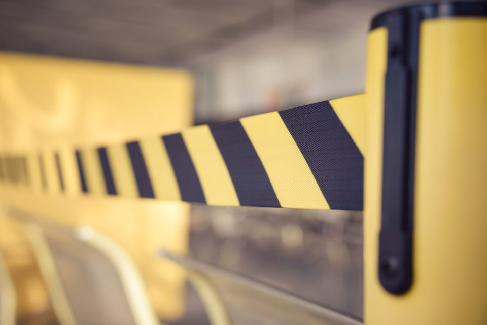 Sicherheitsmarkierung gemäß BGV A8